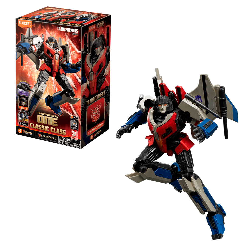 TRANSFORMERS CLASSIC CLASS 16 STARSCREAM BLOKEES TRANSFORMERS CLASSIC CLASS 16 STARSCREAM BLOKEES